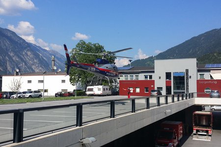 Die Feuerwehr Landeck half bei einem Waldbrand im Maroital in St. Anton