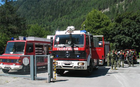 Gasaustritt in Prutz