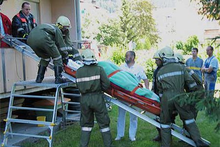 Hilfeleistung für das Rote Kreuz Landeck