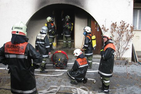 Wohnungsbrand in Landeck/Perjen
