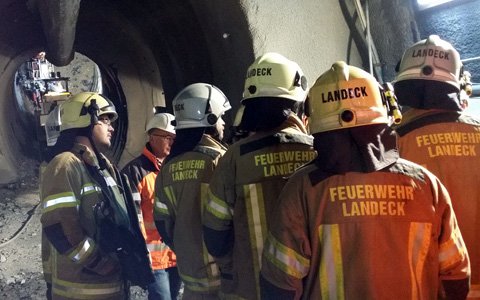Besichtigungen von Tunnelbaustellen im Bezirk Landeck