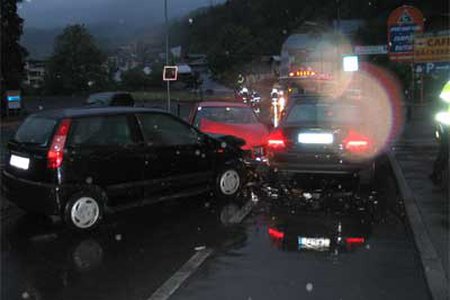 Verkehsrunfall in Landeck/Bruggen