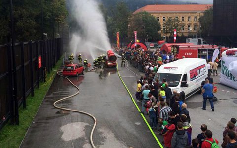 Feuerwehr-Alpin-Messe Vorführung der FF Landeck