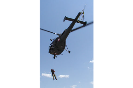 Bundesheer-Hubschrauber zu Wiesenbrand angefordert