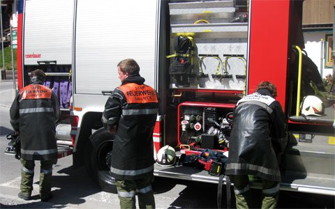 Bei Bauarbeiten in St. Anton wurde ein Propangastank beschädigt