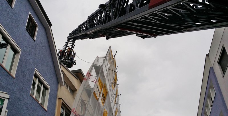 Fönsturm verursachte Feuerwehreinsatz in Landeck