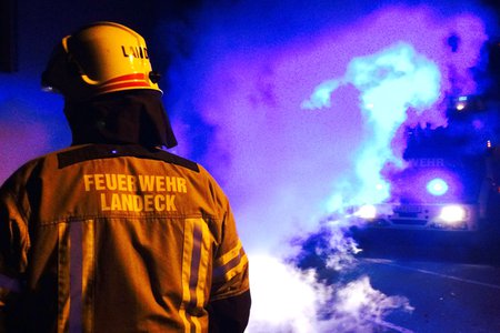 Feuer in der Neujahrsnacht 2014