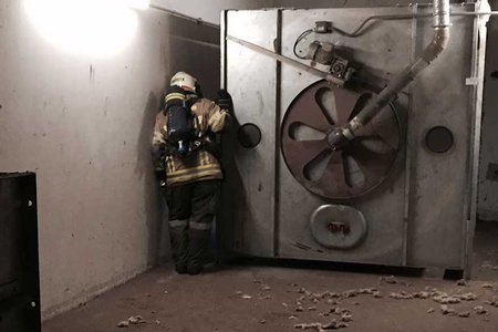 Brand in der Lüftungsanlage der Linz Textil