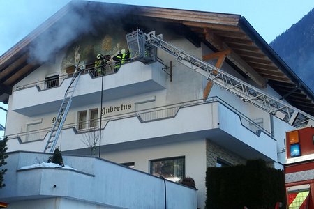 Wohnungsbrand in See, 3 Feuerwehren im Einsatz