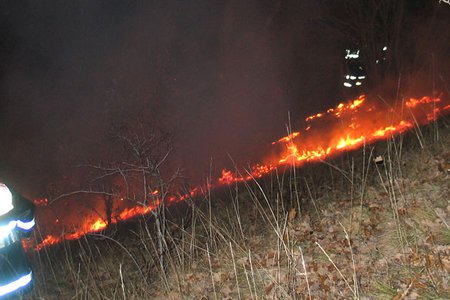 Flurbrand durch Silvesterrakete in Landeck