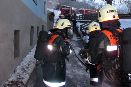 Brand einer Zwischendecke in Zams