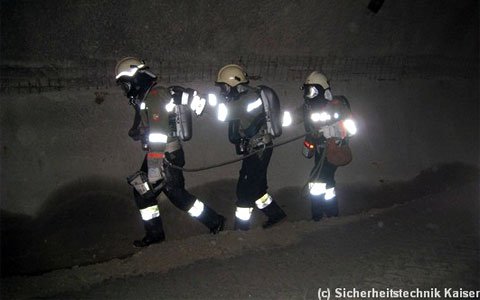 Tunnelübung im Koralmtunnel/Kärnten