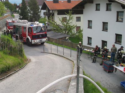 Brand eines Wohnhauses in Stanz