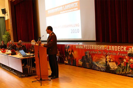Jahreshauptversammlung der Stadtfeuerwehr Landeck