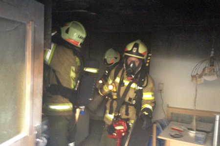 Küchenbrand - Mann erlitt Rauchgasvergiftung